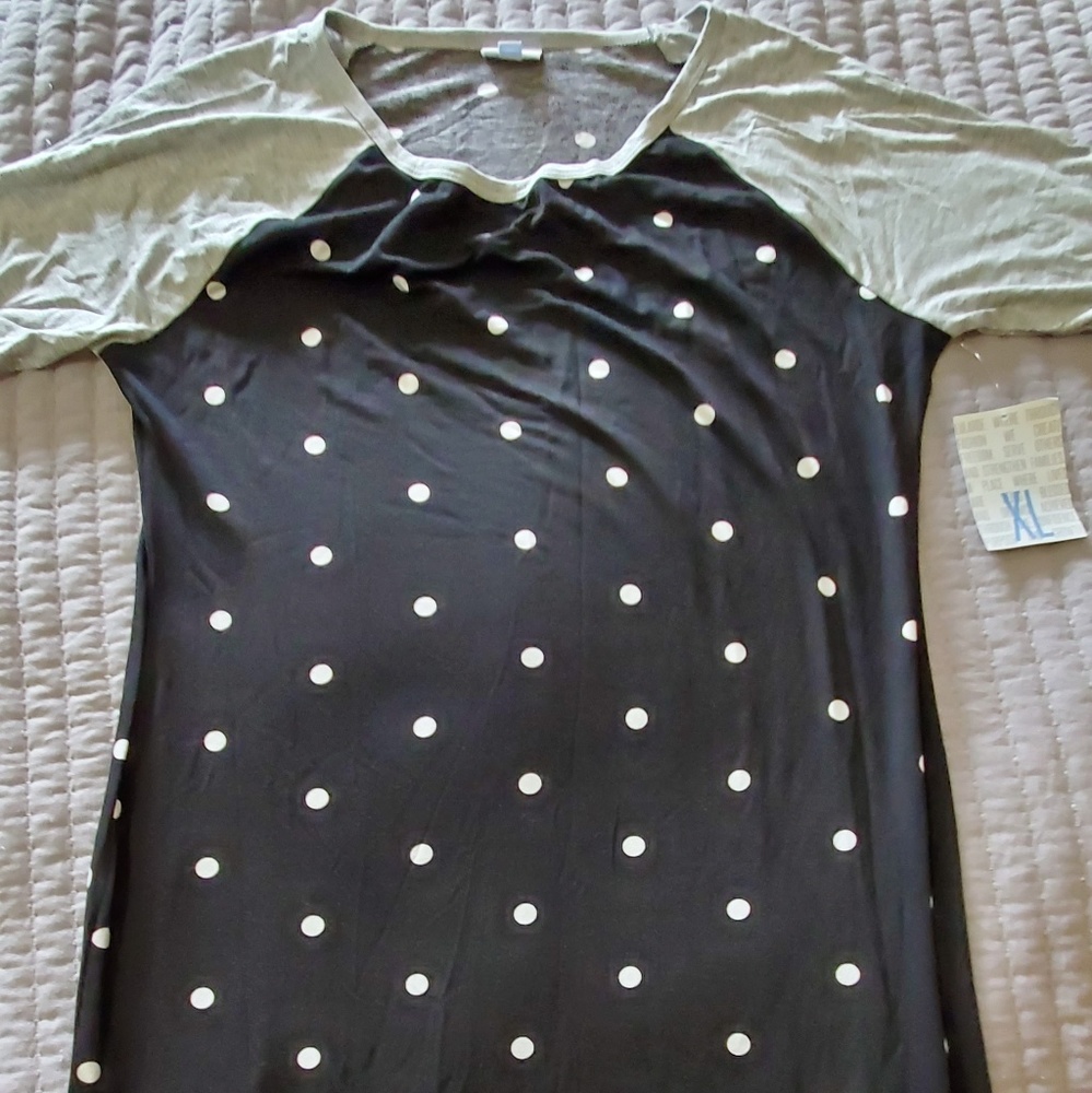 XL Lularoe Polka dot Julia NWT